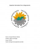 Aspectos Generales De La Negociación
