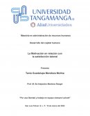 La motivación en relación con la satisfacción laboral