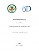 ¿Se nace con espíritu emprendedor o se lo hace?