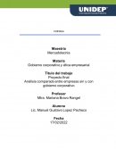 Análisis comparativo entre empresas sin y con gobierno corporativo
