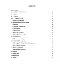 Procesos de adaptación y el aprendizaje de las matemáticas en los estudiantes de segundo de educación general básica en la Unidad Educativa “Joaquín Arias” durante el primer periodo académico 2022-2023. Página 2