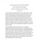 Punto de discusión película “La Educación Prohibida “
