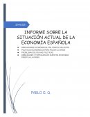 Análisis de la economía española en la actualidad