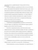 ANTECEDENTES DE LA ADMINISTRACIÓN Y SU RELACIÓN CON OTRAS DISCIPLINAS