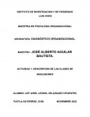 Descripción de las clases de indicadores