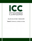 Tarea 5: Coherencia y cohesión en textos