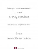 Ensayo razonamiento moral