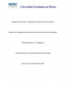 Administración de la Producción e Inventarios