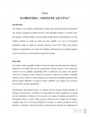 FLORISTERIA “OJITOS DE AZUCENA”