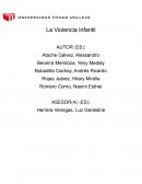 La Violencia Infantil