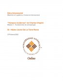 Tiempos modernos de Charles Chaplin Módulo 1: Fundamentos de antropología