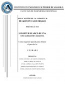 LONGITUD DE ARCO DE LA REPRESA DE LA CIUDAD