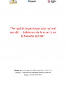 Por qué Schopenhauer aborrecía el suicidio... hablemos de la muerte en la filosofía del XIX