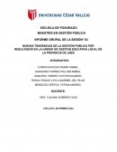 NUEVAS TENDENCIAS DE LA GESTIÓN PÚBLICA POR RESULTADOS EN LA UNIDAD DE GESTION EDUCATIVA LOCAL DE LA PROVINCIA DE JAÉN