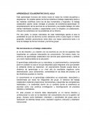 APRENDIZAJE COLABORATIVO EN EL AULA