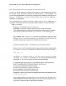 Exposición de tributario de la nulidad del acto administrativo: