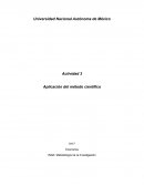 Aplicación del método científico