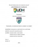 Psicología, la fuerza que mueve el mundo y lo cambia. Psicologia de la motivacion y de la afectividad
