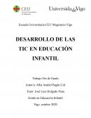 DESARROLLO DE LAS TIC EN EDUCACIÓN INFANTIL