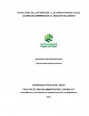 TECNOLOGÍAS DE LA INFORMACIÓN Y LAS COMUNICACIONES (TIC) EN LAS MEDIANAS EMPRESAS DE LA CIUDAD DE VALLEDUPAR