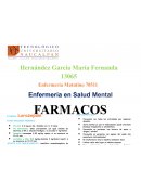 Enfermería en Salud Mental. Medicamentos