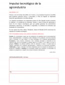 Impulso tecnológico de la agroindustria