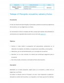 Trabajo: El Principito: encuentro, valores y frutos