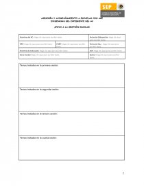 ASESORÍA Y ACOMPAÑAMIENTO A ESCUELAS CON AGE. Página 1