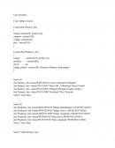 Caso Sunshine Crear Tablas e Inserts