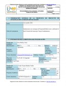 FORMATO DE PRESENTACIÓN PROPUESTA DE PROYECTO DE INVESTIGACIÓN COMO OPCIÓN DE TRABAJO DE GRADO