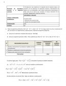 EXPRESIONES ALGEBRAICAS