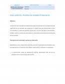 Caso práctico: Análisis de estados financieros