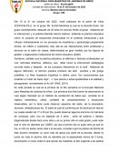 ENSAYO PRACTICAS Jardín de niños : Xochicalpilli