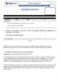 La influencia de la psicología educativa en el Perú durante los últimos 10 años hasta la actualidad. Página 1