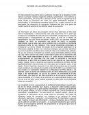 INFORME DE LA CORRUPCIÓN EN EL PERÚ