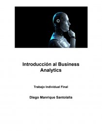 Introducción al Business Analytics. Página 1
