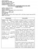 EVALUACIÓN DE LA TRAYECTORIA ESCOLAR DEL NIÑO