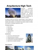 Arquitectura High Tech y Deconstructivismo