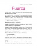 La fuerza