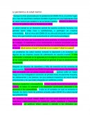 La pandemia y la salud mental