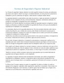 Normas de Seguridad e Higiene Industrial