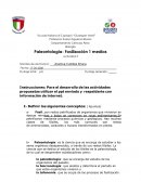 Actividad de paleontologia fosilización
