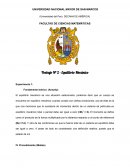 Trabajo N° 2 - Equilibrio Mecánico