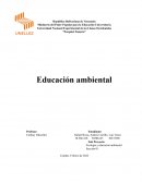 Ecología y educación ambiental