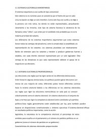SISTEMAS ELECTORALES MAYORITARIOS. Página 1