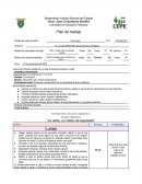 Plan de trabajo Jardín de Niños