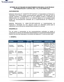 INFORME DE ACTIVIDADES DE MANTENIMIENTO MECÁNICO, ELECTRICIDAD INSTRUMENTACIÓN Y CONTROL DEL 17 AL 24 DE ENERO 2022