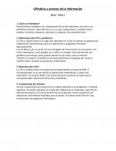 Ofimática y proceso de la información