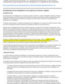 Participación de los trabajadores en la empresa en Francia y España