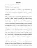 El rol del Psicólogo y la investigación